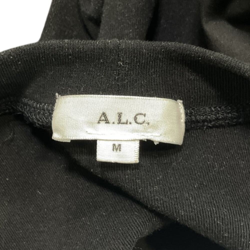 A.L.C. Chic Black Casey Puff Sleeve T-Shirt Size M - Picture 3 of 4